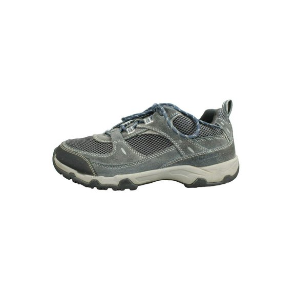 L.L. Bean Other - LL Bean Gray Mesh Suede Lace Up Low Top Hiking Sneakers Shoes Size 9.5 M